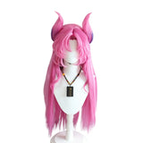 [Styled Wig]League of Heroes  Star Guardian Kasha Cos Corn Beard Hairy Girl Patch Style Wig Set