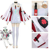 【In Stock】Oneiroi Cosplay Costume Game Neverness To Everness White And Red Dress  Uniform Hallowen Performance Anime Clothes