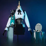 Zenless Zone Zero Air Six Science Moon City Willow Uniform Co Clothing Split Halloween Uniform Carnival Party Play Role Clothes