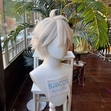[Styled Wig]X Chara Cosplay Wig Game Man Silver Short Spiky Hair For Game Anime Character Manga Style Halloween Party Wig