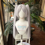 [Styled Wig]‌Frieren Cosplay Wig Anime Frieren: Beyond Journey's End Women White Long 68CM Hair Halloween Carnival Party Wig Cap