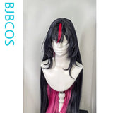 [Styled Wig]‌Shinku Cosplay Wig Game Neverness To Everness Women Black Mixed Purple Long Hair 88CM For Hallowmas Comicon Party
