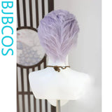 [Styled Wig]Daily male COS versatile short hair set, light purple Japanese and Korean teenage wig set