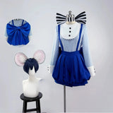 Ciel Phantomhive Cosplay Costume Anime Blue Overalls Full Set Cute Uniform Set Anime Carnival Party Halloween Role Playing S-2XL
