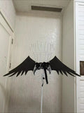 Shizuyama Mashiro Cosplay Costume Women Foldable Black Versatile Pearl Cotton Small Wings Cosplay Halloween Carnival Party Prop
