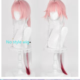 [Styled] Changli Cosplay Wig 90cm Long Hair with Ponytail Pink Silver White Red Wig Cosplay Heat Resistant Synthetic Wigs