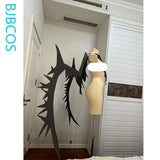 Vampire Cosplay Black Wings Anime Game Women Man Cosplay Performance Eva Angel Devil Lolita Wings Halloween Carnival Props