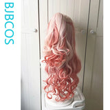 [Styled Wig]‌‌Haruka Cosplay Wig Game Arknights: Endfield Women Mixed Pink 80CM Curly Hair For Halloween Carnival Party Wig