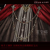 LOVE AND DEEPSPACE Silver Devil Dominated Little Civet Flower Cosplay Game Halloween Uniform Carnival Party Play Role Clothes