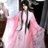 Zhen Huamian‌ Antique Design Cosplay  Halloween Costume Film And Ancient Costume Versatile Pink Color