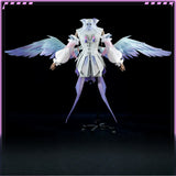 Remielle Dan Cosplay Prop Zenless Zone Zero ZZZ Stylish White Wings Form Game Anime Outfit Halloween Stage Gradient Glitter