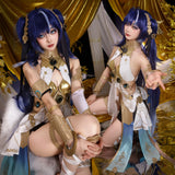 IUNO Cosplay Anime Game Wuthering Waves Wuwa IUNO Cosplay Costume Women Halloween Comic Role Play Dress Uniform