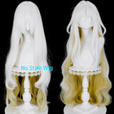 [Styled Wig]Hsin Cosplay Wig Game Wuthering Waves Women 98CM Yellow Mixed White Long Hair Halloween Heat Resistant Synthetic Wig