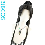 [Styled Wig]Antique style young man small lace Xie Lian COS wig cover versatile half tied ponytail
