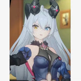 [Styled Wig]‌Lindverne Sunbringer Cosplay Wig Game Zenless Zone Zero ZZZ Women Grey Long Hair Twin Tails 80CM Halloween Party