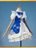 Roco Kingdom Freya Cosplay Costume Blue White Dress With Purple Wing Halloween Carnival Party Christmas Play Role Clothes
