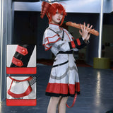 【In Stock】Kasane Teto Cosplay Costume Anime Virtual Singer Women White Dress Full Set Kasane Teto Uniform Costumes Masquerade
