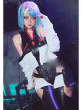 Lucy Cyberpunk Cosplay Anime Cyberpunk: Edgerunners Lucy Cosplay Costume Sexy Role Play Lucy Uniform Halloween for Women