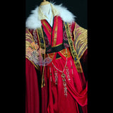 Patriarch of Magic Dao：Original wedding ancient costume Ancient Style Hanfu Halloween Uniform Carnival Party Play Role Clothes