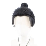 [Styled Wig]Wig tie Hanfu COS long bangs texture hair flowLace Front Wig three pointed lace hair cover