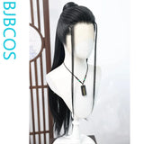 [Styled Wig]Ashes of the Kingdom‌ Man Chong‌ Front lace three pointed wig set with ancient style Hanfu men's