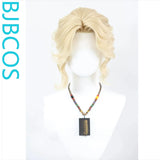 [Styled Wig]I dentity V Lace Front Wig Mixed Gold Reporter COS Hairy Girl Style Wig Set