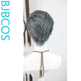 [Styled Wig]Small lace boy haze blue daily COS short hair micro spray fluffy
