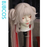 [Styled Wig]Sparxie Sweet Dream Radio Cosplay Wig Game HSR Women Twin Tails 98CM Pink Mixed Red Hair Halloween Party Wig