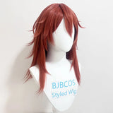 [Styled] Chainsaw Man Cosplay Angel Devil Cosplay Orange Brown Anime Wigs Heat Resistant Halloween Party Makima Wigs
