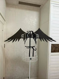 Shizuyama Mashiro Cosplay Costume Women Foldable Black Versatile Pearl Cotton Small Wings Cosplay Halloween Carnival Party Prop