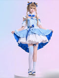 Minami Kotori‌/Takami Chika‌/Kurosawa Ruby‌ Cosplay Costume Love Live Aqours Women Pink And Blue Lolita Dress Halloween Carnival