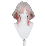 [Styled Wig]Arknights: Endfield Mi Fu Cosplay Womem Cute Pink Gradient Hair  Halloween Cosplay Wig Cap
