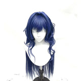 [Styled Wig]GODDESS OF VICTORY: NIKKE Game Women Cute Blue Hair Arcana Fortune Mate Cosplay Wig Cap