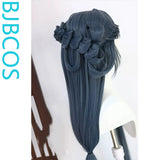 [Styled Wig]Ashes of the Kingdom‌ Zhang Miao's cosplay wig with partial adhesive tape for scalp, corn whisker styling wig cover