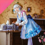 Kamisato Ayaka New Game Skin Cosplay Costume Genshin Impact New Outfits Springbloom Dress Hat Euro Size Halloween Dress