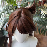 [Styled Wig]‌Beidou Wig Game Genshin Impact Cosplay Halloween Beidou Cosplay Wig Women Long Hair Beidou Cosplay Hair