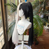 [Styled Wig]Sparxie Boss Version Cosplay Wig Game Honkai: Star Rail HSR Women Twin Tails Black White Hair Halloween Party Wig