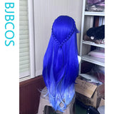 [Styled Wig]‌‌Lucilla‌ Cosplay Wig Game Wuthering Waves Woman Long 100CM Blue Gradient Heat Resistant Fiber Hair Halloween Party