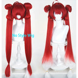 [Styled Wig]‌‌Suoming Cosplay Wig Game Wuthering Waves Woman Long 90CM Red Twin Tail Heat Resistant Fiber Hair Halloween Party