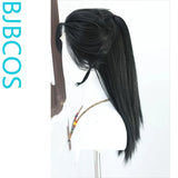 [Styled Wig]WHERE WINDS MEET Jinzhong Original Lace Front Wig COS Hairy Girl Style Wig Set