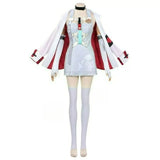 【In Stock】Oneiroi Cosplay Costume Game Neverness To Everness White And Red Dress  Uniform Hallowen Performance Anime Clothes