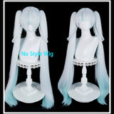 [Styled Wig]Jinhsi Cosplay Wig Game ‌Wuthering Waves Lake Blue Mixed Long Straight Hair 98CM Synthetic Concert Tour‌ Jinhsi Wig