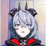 [Styled Wig]‌Eldreda Sunbringer Cosplay Wig Game Zenless Zone Zero ZZZ Long 98CM Mixed Silver Heat Resistant Synthetic Hair