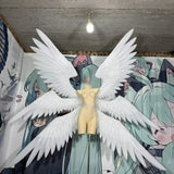 Versatile White Wings Cosplay Costume Women Men Pearl Cotton Six Wings Cosplay For Halloween Carnival Fancy Party Prop