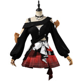 【In Stock】Sparxie Cosplay Costume Game Honkai: Star Rail HSR Full Set Red And Black Skirt Halloween Role Play Dress AniMuse