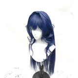 [Styled Wig]GODDESS OF VICTORY: NIKKE Game Women Cute Blue Hair Arcana Fortune Mate Cosplay Wig Cap