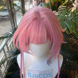 [Styled Wig]Cyrene Cosplay Wig Game Honkai Star Rail HSR Casual Streetwear Woman Long Mixed Pink Braided Hair For Halloween Wig