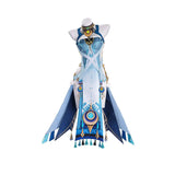 Lauma Game Cosplay Costume Genshin Impact Uniform Shoes Headwear Earrings Frostmoon Scions Halloween Party Outfit Women Girls