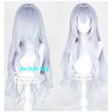 [Styled Wig]‌The Tsaritsa‌ Cosplay Wig Genshin Impact Halloween Woman 90CM Mix Purple Long Hair Accessory For Cosplay Prop