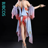 Wuthering Waves Changli Cosplay Costume Swimsuit Game Wuthering Waves Women Costume Changli Cosplay Metal Accessories